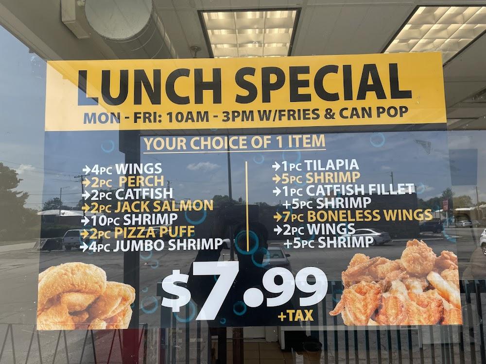 Sharks Fish and Chicken - South Chicago Heights Menu image 2